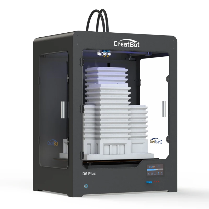 Newest Creatbot DE plus 01 3d printer large size 400*300*520 mm metal frame single extruder FDM type FREE 1 ABS/PLA filament