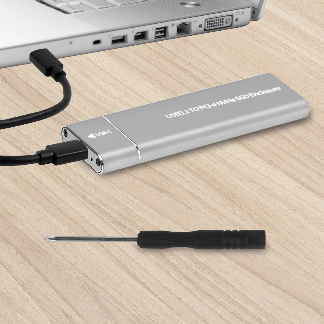 USB3.1 type-C-M.2 M ключ NVMe PCIE SSD коробка твердотельный накопитель Корпус чехол 10 Гбит/с M2 SSD 2280 корпус жесткого диска