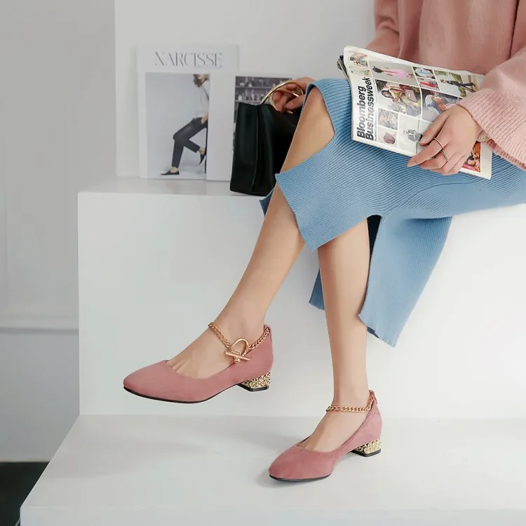 Женские туфли на высоком каблуке женские лодочки тонкие замшевые с квадратным