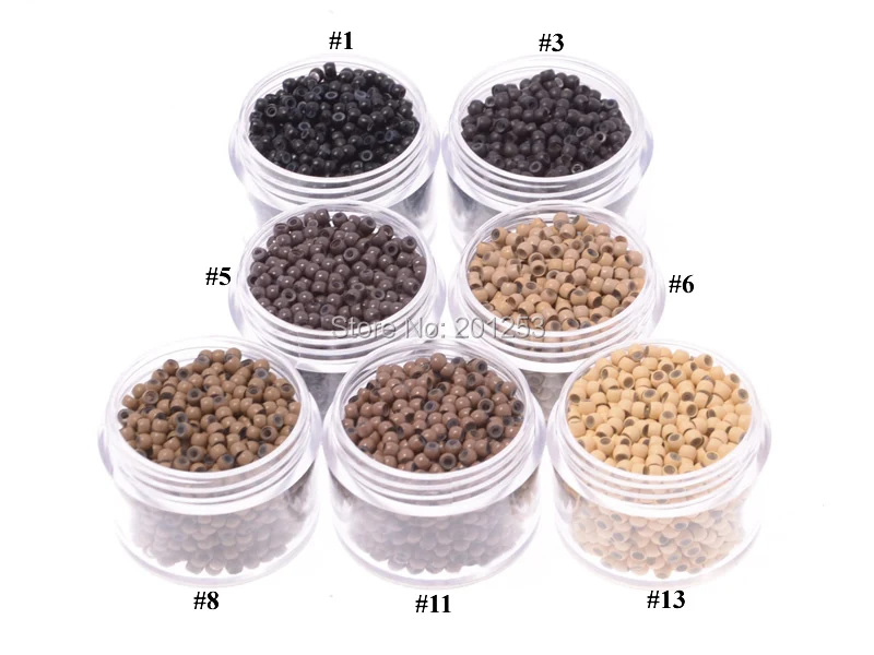 100 шт. диаметр 2 9 мм силиконовые бусины для волос нано кольцо микро модная