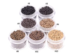 100 шт., диаметр 2,9 мм, силиконовые бусины для волос, нано-кольцо, микро-бусины, модная парикмахерская стилист, инструменты для наращивания волос, 7 цветов, LZH0081