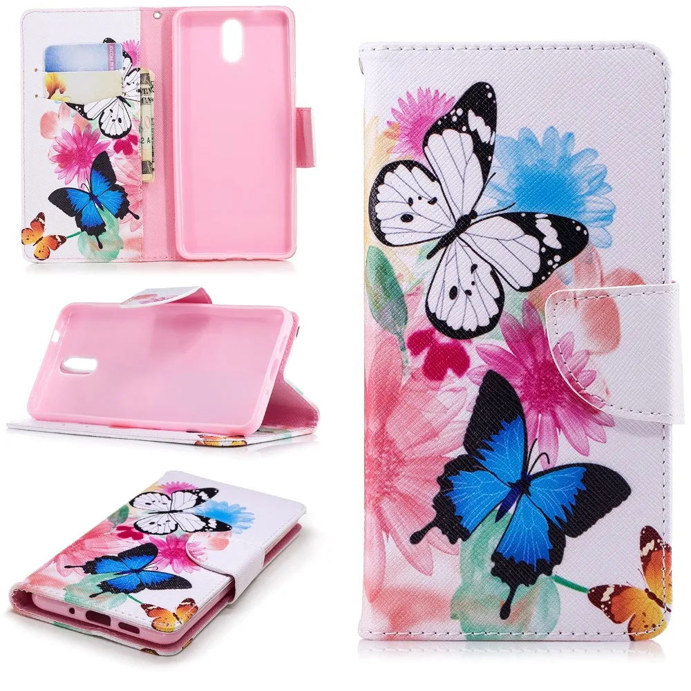 Чехол с милым медведем и бабочкой для coque Nokia 3 1 2018 3310 2017 2 5 6 чехол Etui Hoesjes |