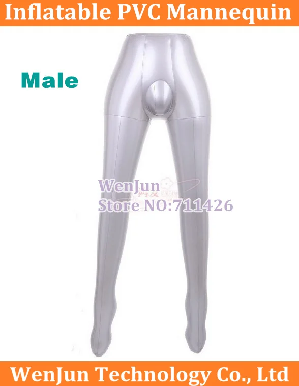 1 шт. новый надувной манекен из ПВХ полная нога/Нижняя часть тела мужской надутая
