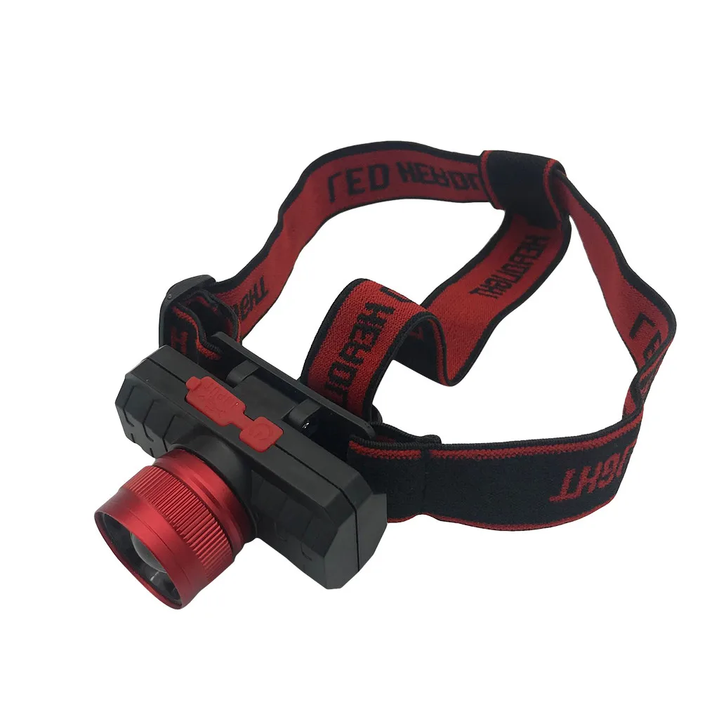 Новый Головной фонарь с зарядкой от USB регулируемый головной T6 LED 18650