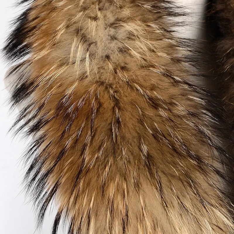Женский шарф из натурального меха енота зимний теплый глушитель| |