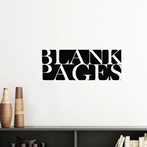 Стильные персонажи пустые страницы силуэт Съемный стикер стены художественные