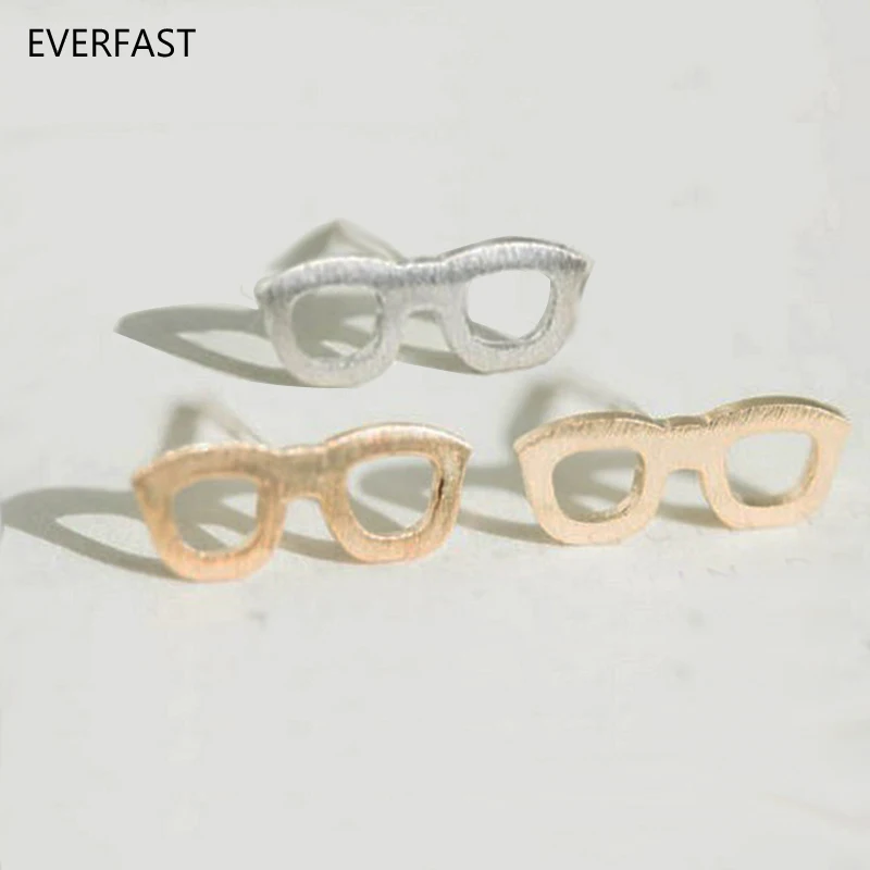 1 Пара простых очков Everfast оправа серьги модные для женщин детей ювелирные изделия