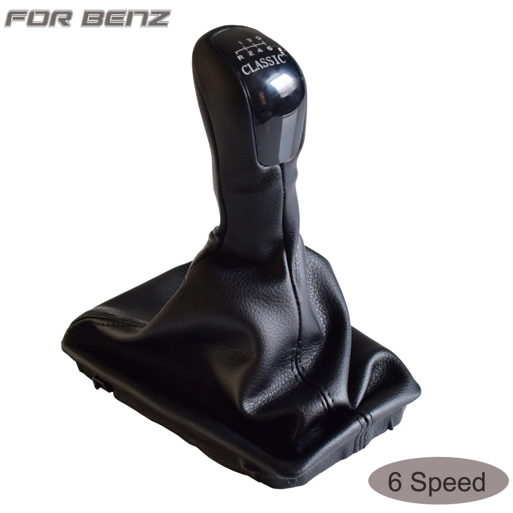 Для Mercedes-Benz e-класс W211 2002 2003 2004 2005 2006 6 скоростей классический автомобильный Стайлинг MT рукоятка для рычага переключения передач с гетрами