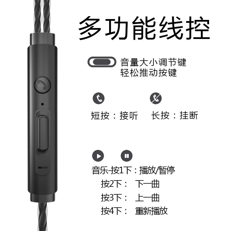 CHEORHOIG P01 + тяжелый бас в ухо Metel наушники 3 5 мм HD Hearphones с микрофоном для Xiaomi iPhone 4S/5S/6