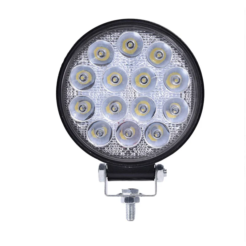 4 ''6'' 18 Вт 27 Вт 42 Вт 48 Вт Offroad тонкий светодиодный рабочий светильник 12 в Led дальнего света Лампа 4х4 светодиодным фара трактора Точечный светильник для лодки автомобиль внедорожник atv