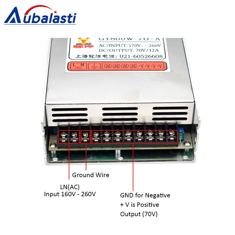 Aubalasti гравировальный станок переключатель источник питания мощность 70 90 в