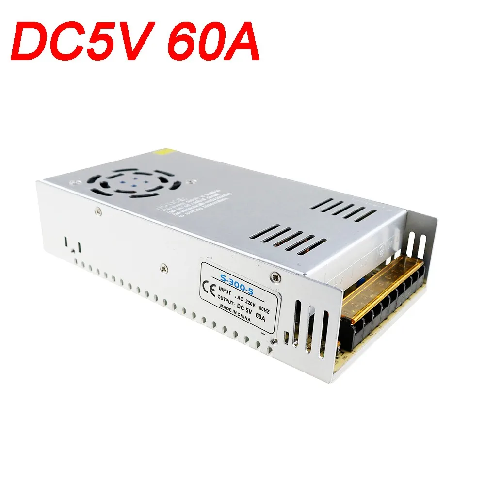 Питание трансформатор AC100-240V для DC5V 2A 10 Вт 3A 15 Вт 5A 25W 10A 50 Вт 20A 100W 30A 40A 200W 60A 300W Светодиодные ленты Мощность адаптер