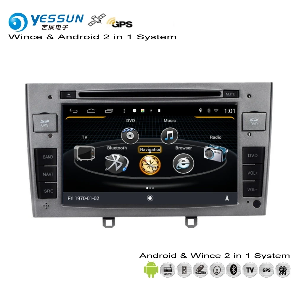 YESSUN для peugeot RCZ/308/408 2009~ Автомобиль Android Мультимедиа Радио CD DVD плеер gps Map Навигация Аудио Видео Стерео