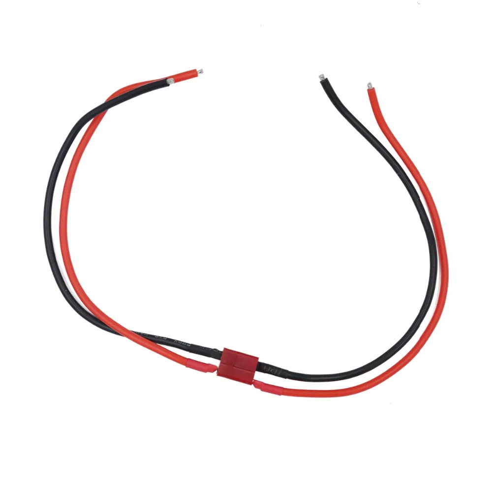 T-образный разъем мужской женский с корпусом 10 см силиконовый провод 12AWG FPV части Скидка 40