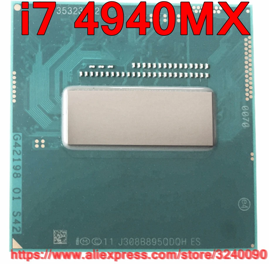 Процессор lntel Core i7 4940mx QS QDQH 8M кэш 3 1 ГГц-4 0 ГГц четырехъядерный Стандартный