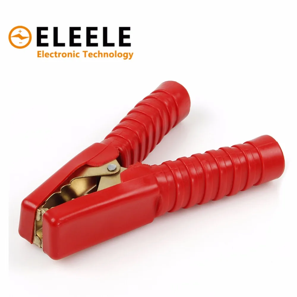 Горячий зажим автомобиля с формой крокодила Батарея зажимы крокодил 100A красный +