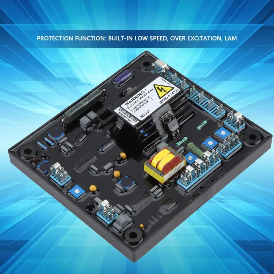 MX341 AVR Регулировка автоматического Напряжение регулятор контроллер генератора генераторная установка Запчасти аксессуары