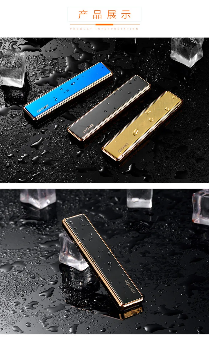 Чехол для сигарет большой емкости, съемная электронная USB Зажигалка, перезаряжаемая ветрозащитная Зажигалка Encendor, модные гаджеты для мужчин
