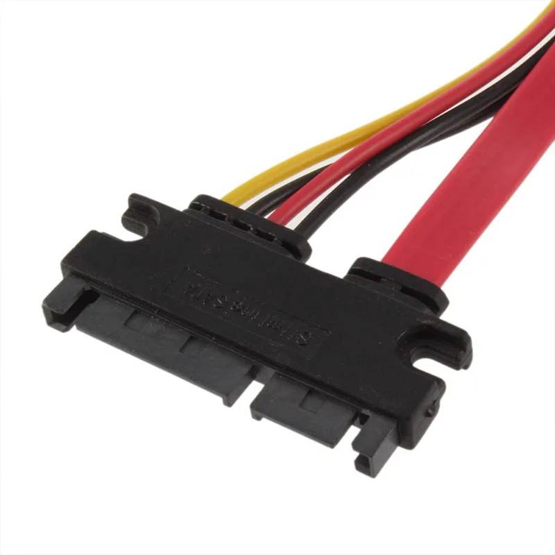 22Pin SATA Кабель Штекерный к женскому 7 + 15 Pin Serial ATA Data Power Combo Удлинительный кабель
