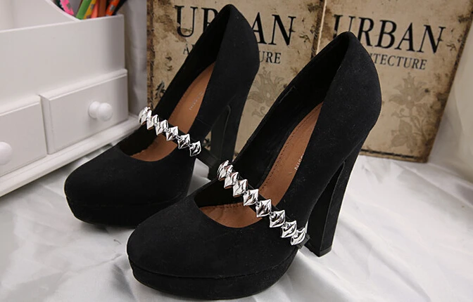 Пикантная металлическая подвеска в виде губ обувь с ремешком украшения для обуви