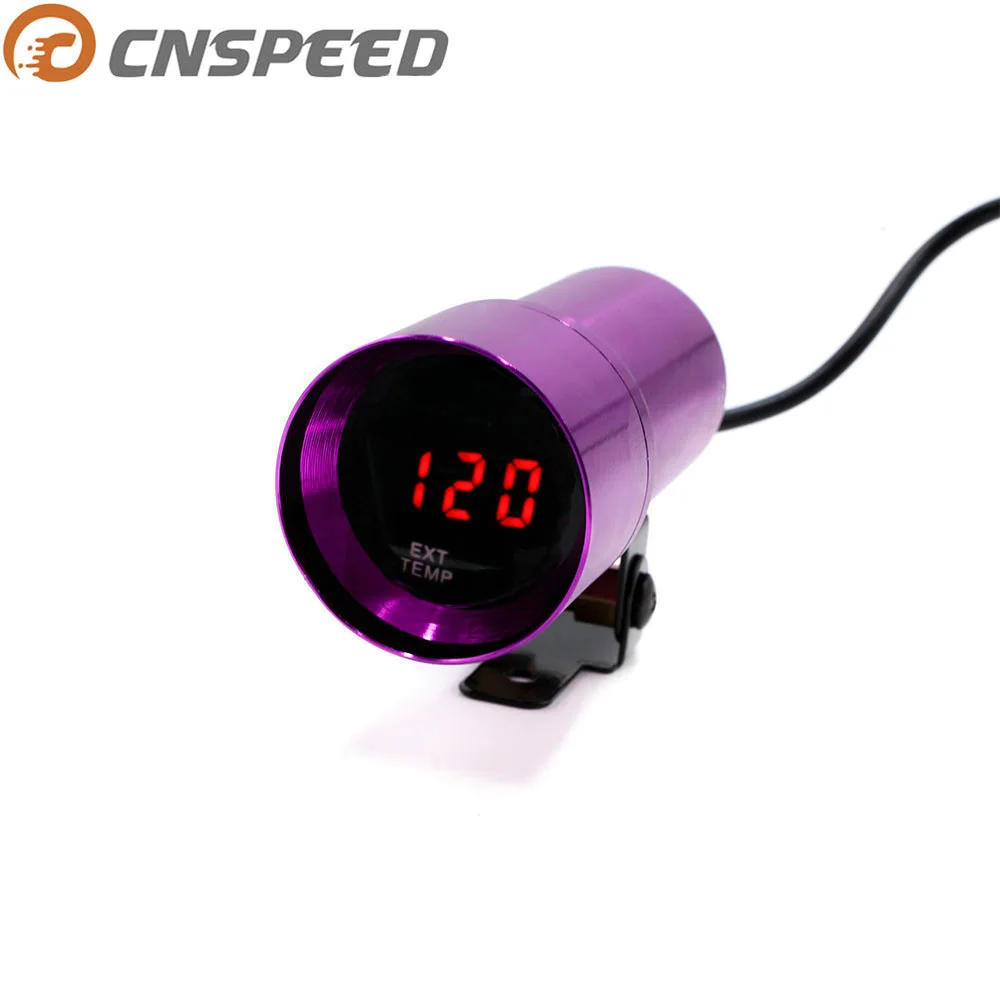 CNSPEED 37 мм Цифровой Автомобильный датчик температуры выхлопных газов EGT EXT Temp Meter 200