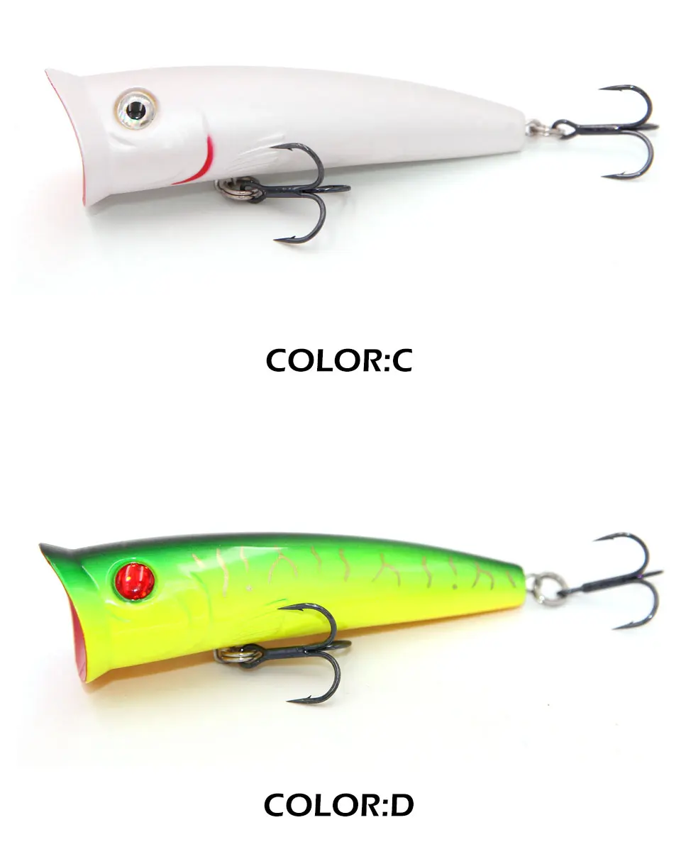 TacklePRO PO03 популярная модель Topwater Товары для рыбалки приманки 70 мм 10 г жесткая приманка плавающая морская приманка для ловли карпа крючок mustad swim