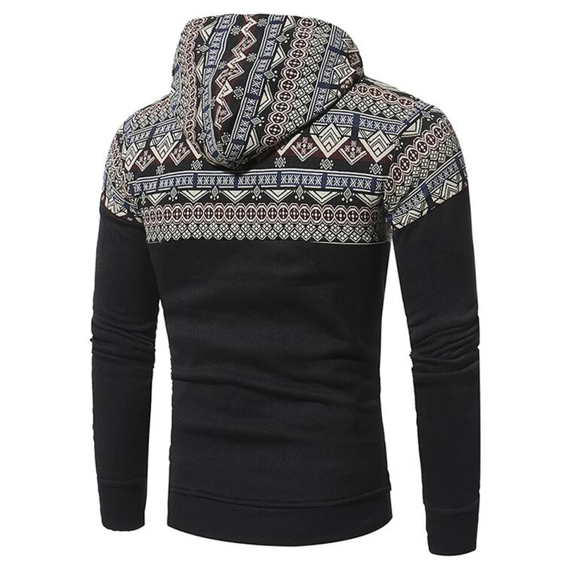 T-Bird бренд 2017 толстовки Для мужчин ретро национальностей мужской свитер с