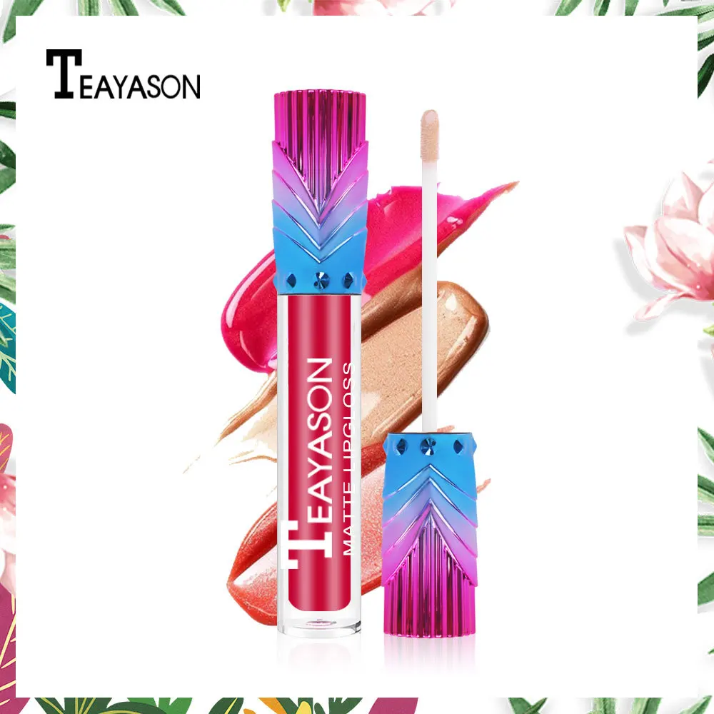 12 Цветов матовая Водонепроницаемый длительный блеск для губ увлажняющий Гладкий