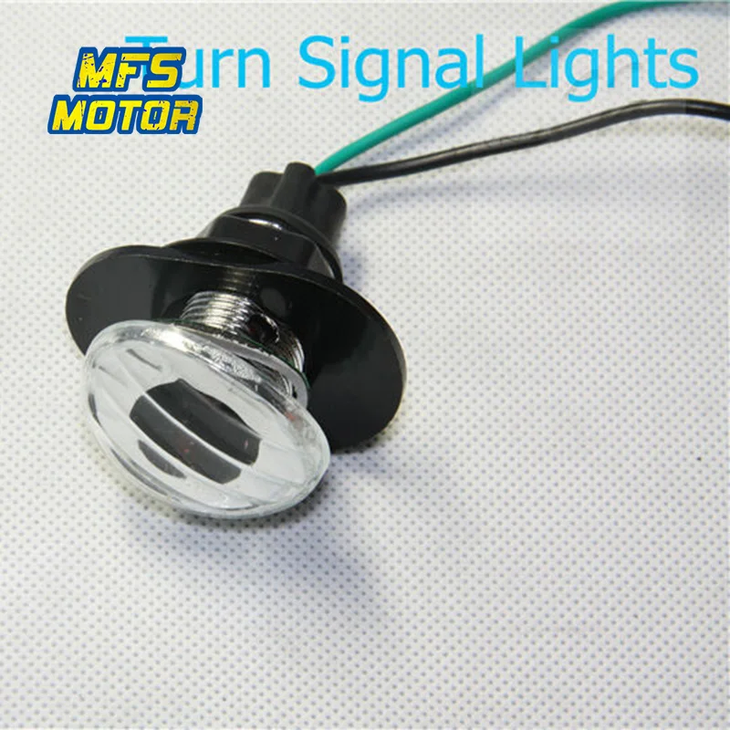 

Pair LED Turn Signal Lights For 05-06 Kawasaki ZZR600 Indicator Blinker Side Flash Lamps Motorcycle Parts 2005 2006
