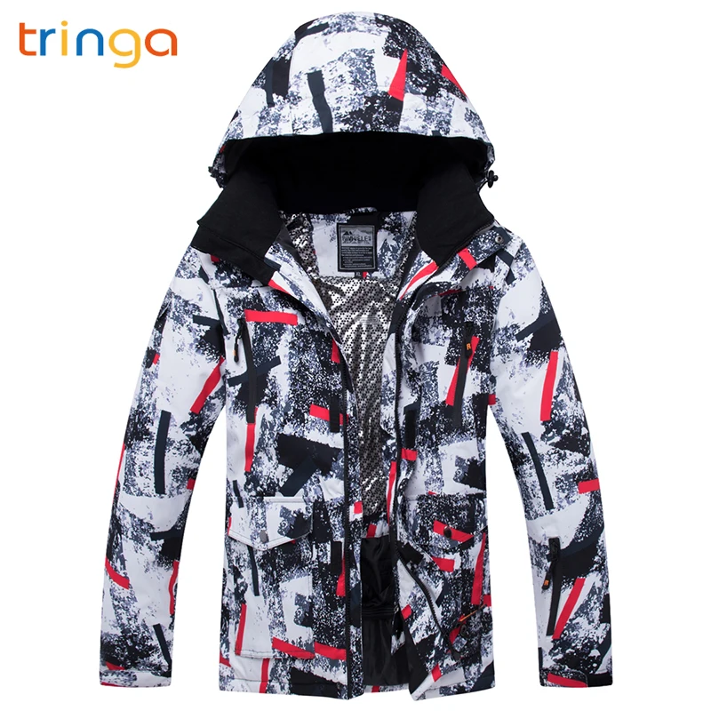 TRINGA бренд 2020 новый зимний лыжный костюм Мужская лыжная куртка Зимние теплые