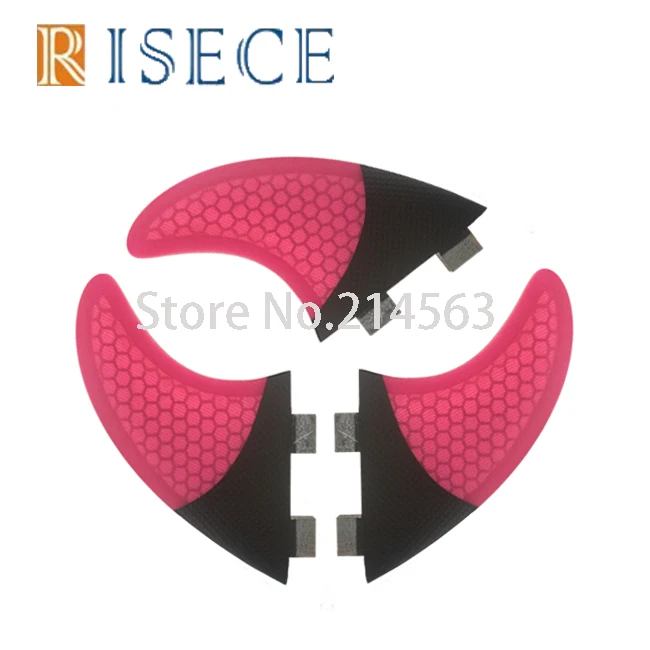 

Pink Color twin tabs half carbon surfboard fin carbon fiber surfboard fins twin tabs fiberglass surf fin twin tab tri fins