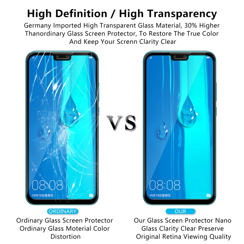 Защитная пленка для Huawei Y5 Lite из закаленного стекла Prime 5lite Y9 2018 Y92019 | Мобильные