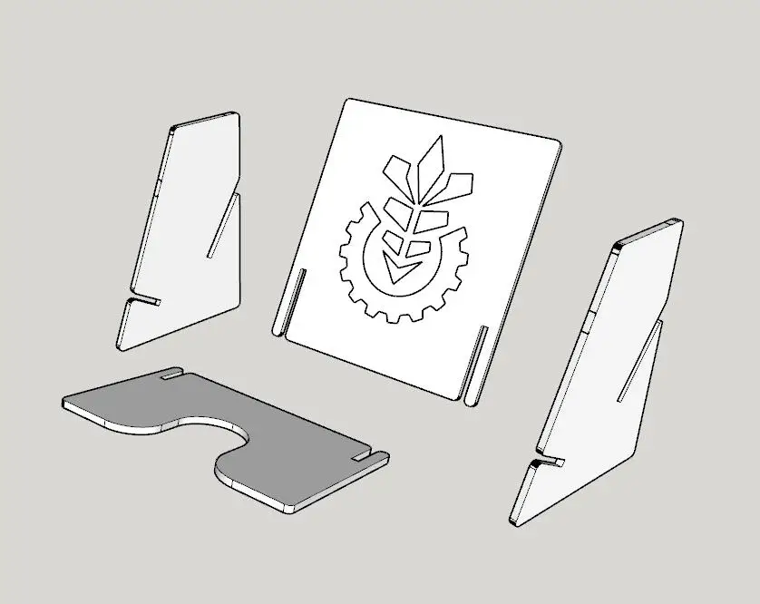 Деревянные стойки для карт 2 шт.|Настольные игры| |