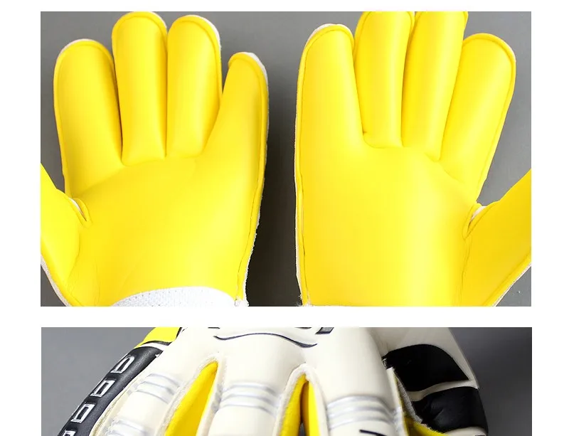 MAICCA взрослых ASoccer вратарские перчатки для мужчин женщин Professional Finger Protector противоскользящие латекс Футбол вратарь glvoes