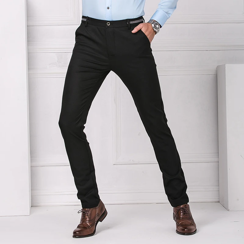 Мужские брюки карандаш облегающие в английском стиле не глажка|men suit pants|suit pantssuit