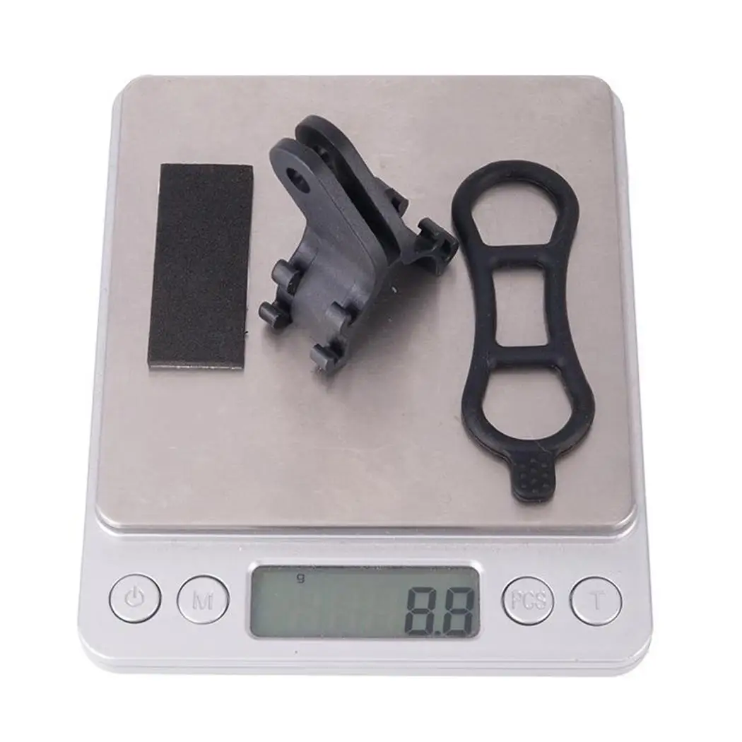 MTB дорожный держатель велосипеда фонарик лампа клип крепление фары черная