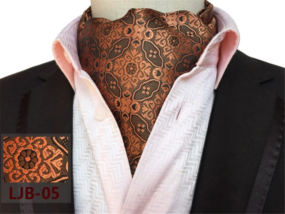 SCST Brand Gravata 2017 New Novelty Gold Plaid Print Cravate Slim Wedding Ties For Men Necktie Silk Cravat Mens Ascot Tie A055 | Аксессуары