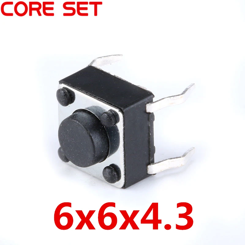 

Микро-переключатель сенсорный 6*6*4,3 мм Your Cee 40 шт.