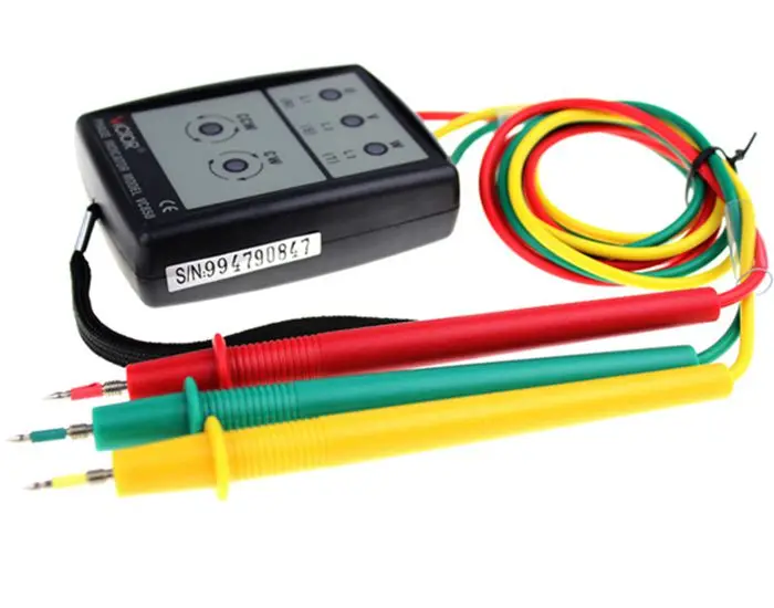 Тестер фаз VC850 трехфазный Измеритель последовательности переменного тока