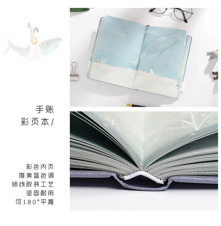 Креативные милые цветные Страницы Дневник записные книжки bullet journal agenda School notebook милые офисные принадлежности канцелярские принадлежности