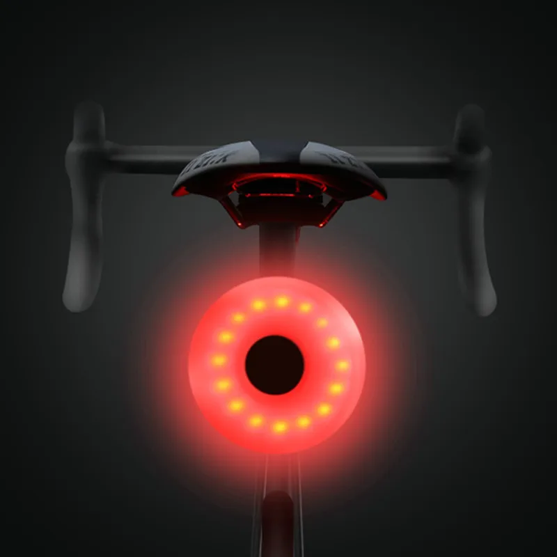 Перезаряжаемый велосипедный светильник предупреждающий шлем задний аксессуары