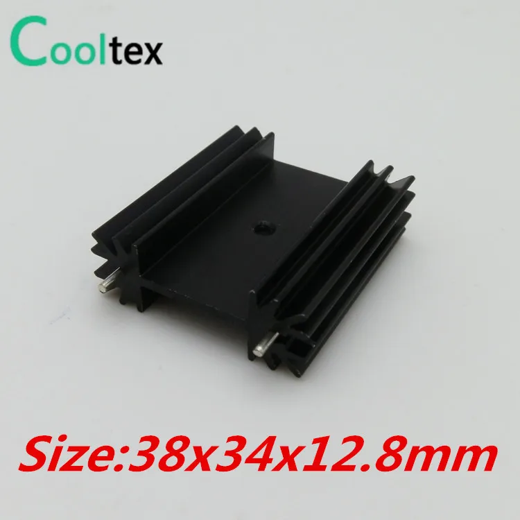 Фото 5pcs/lot  38x34x12.8mm  TO220  TO-220 heatsink  heat sink  radiator for  IC triode 7805  MOS №1
