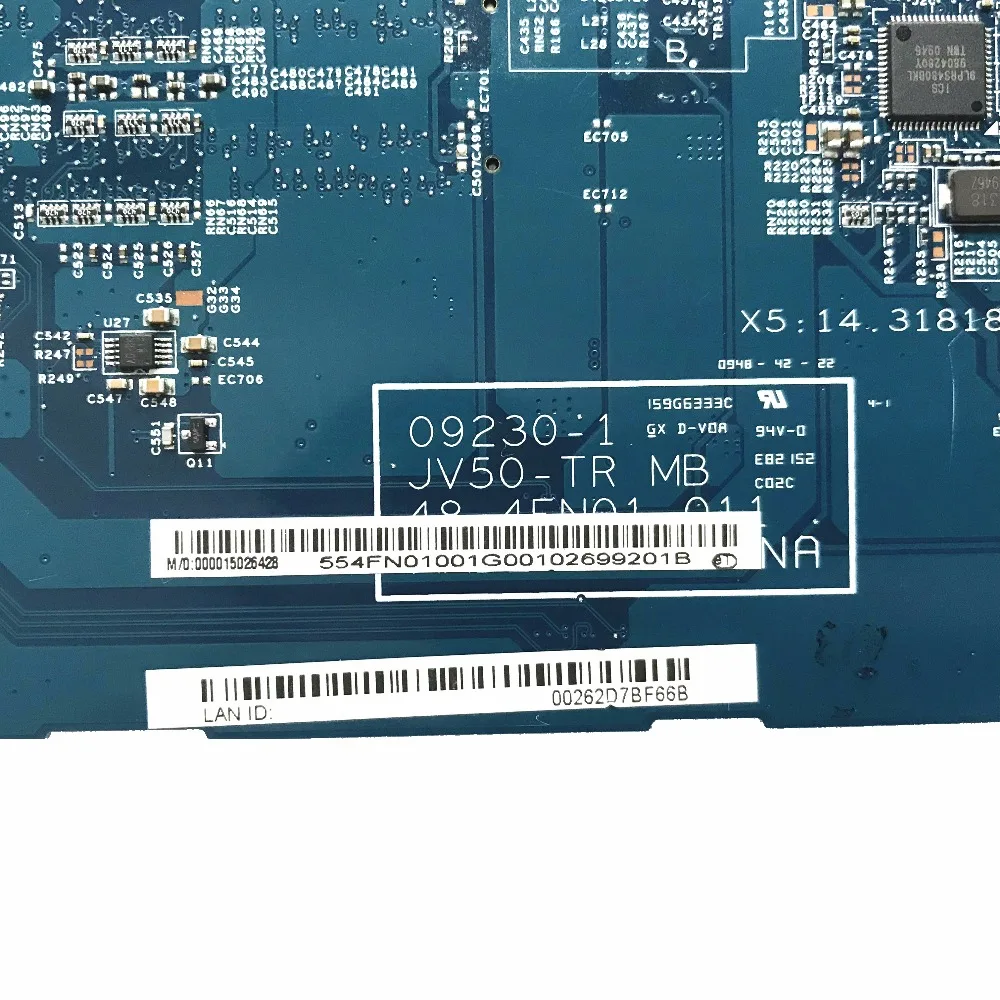 Классическая материнская плата для ноутбука ACER 5542G 5542 серии MBPHA01001 48 4fn01. 011 DDR2