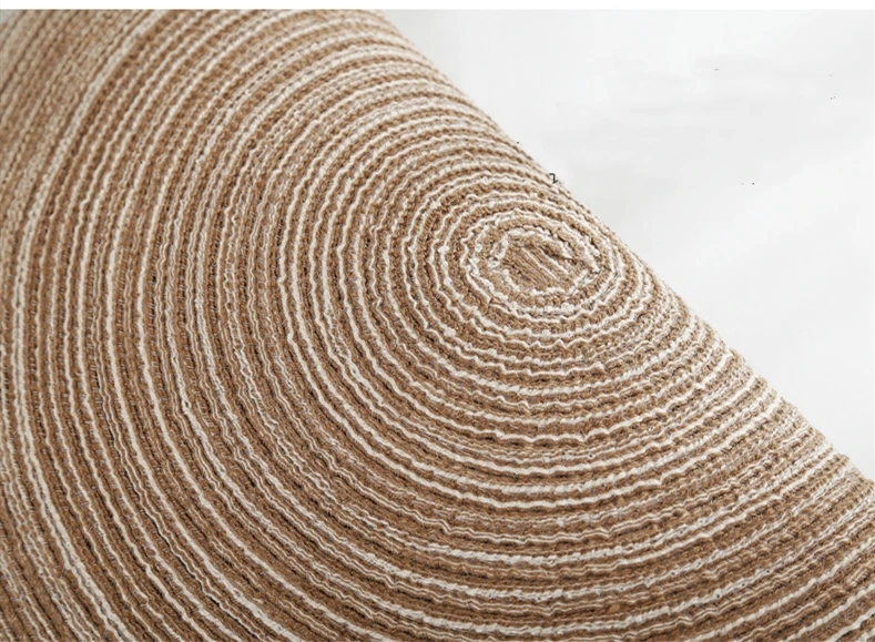 Круглый хлопковый коврик изоляционный Западный на стол тканый для столов