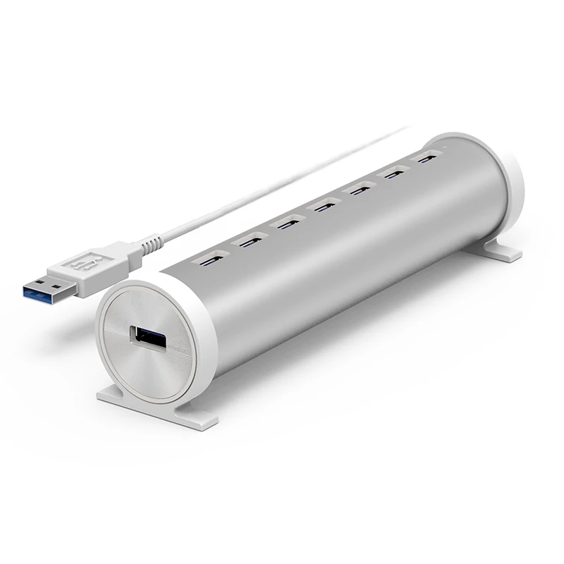 Высокоскоростной портативный алюминиевый usb хаб с 4 портами USB 3 0 разветвитель