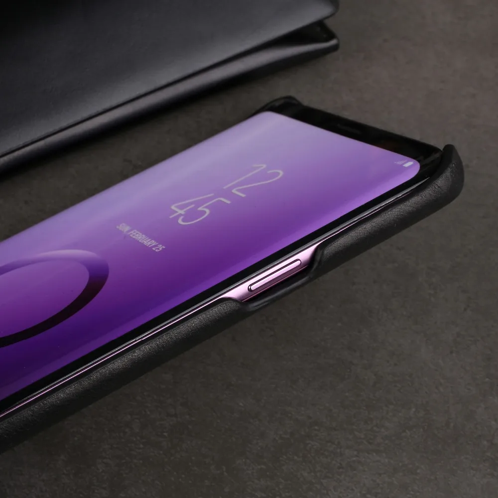 S9 плюс Чехол Для Телефона Чехол Ультра Тонкий ретро Стиль Роскошная натуральная кожа задняя крышка чехол защитный чехол для samsung Galaxy S9 плюс S9 Note 9