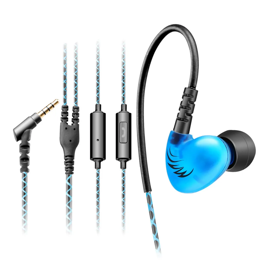 S6 проводной спортивные наушники HIFI звуковые эффекты бас Шум голос снижение