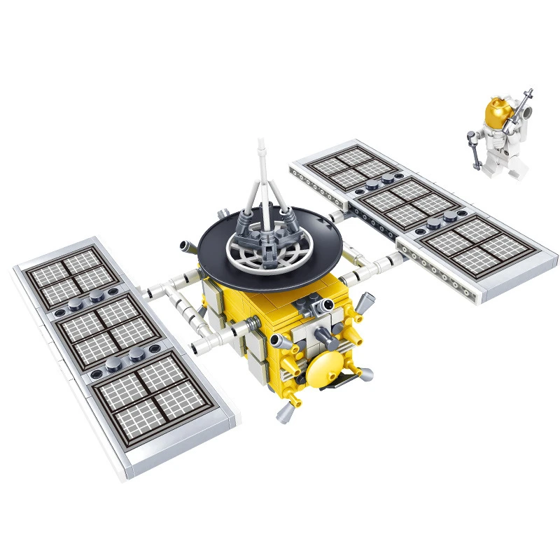 Kazi Legoed Block Space Station спутниковый Космический Шаттл стартовый центр строительные