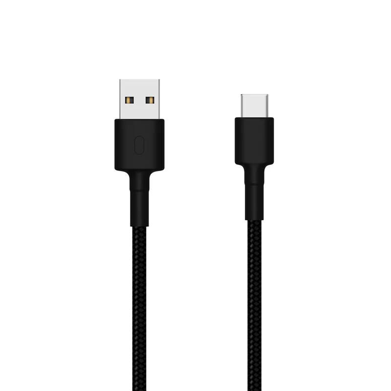 Xiaomi USB-C кабель для передачи данных Плетеный 1 м type c USB кабель для передачи данных QC3.0 type c Кабельное зарядное usb-устройство для huawei XIAOMI SAMSUNG