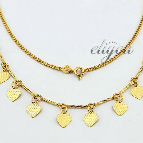 Новинка 2 мм модные ювелирные изделия для женщин и девушек 10 сердечек амулеты